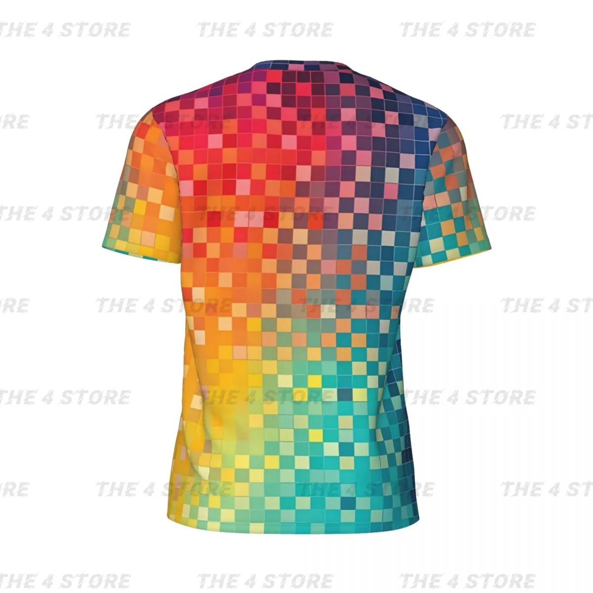 Building Block pattern polyester Men Short Sleeve Top Funny Tee Clothes Girls Training Uniform Clothing T-shirt