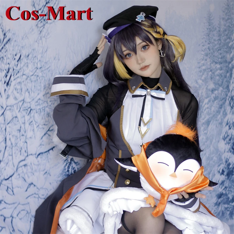 Cos-Mart Anime VTuber EN Petra Gurin Cosplay Costume Gorgeous Sweet Unifom Dress Activity Party Role Play Clothing