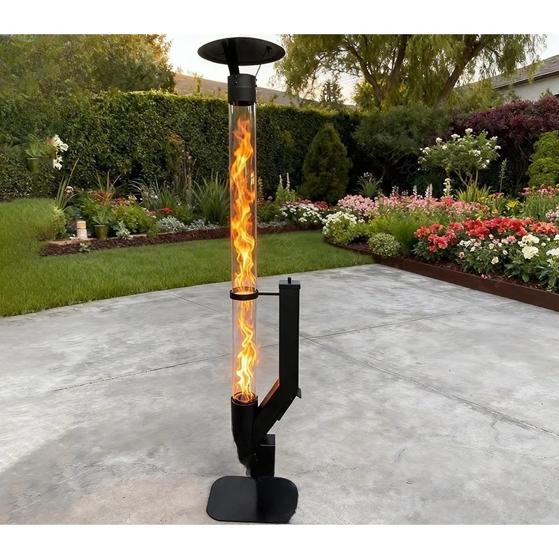 Stainless Steel Pellet Stove With Integrated Glass, Portable Heating Stove For Home  Camping
