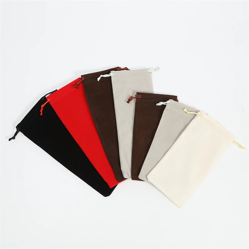 StoBag 50 قطعة حقيبة برباط مخملية طويلة من الفلانيل مجوهرات هدية حزمة تخزين مستحضرات التجميل المحمولة منظم الجيب الحقائب الجيب #3