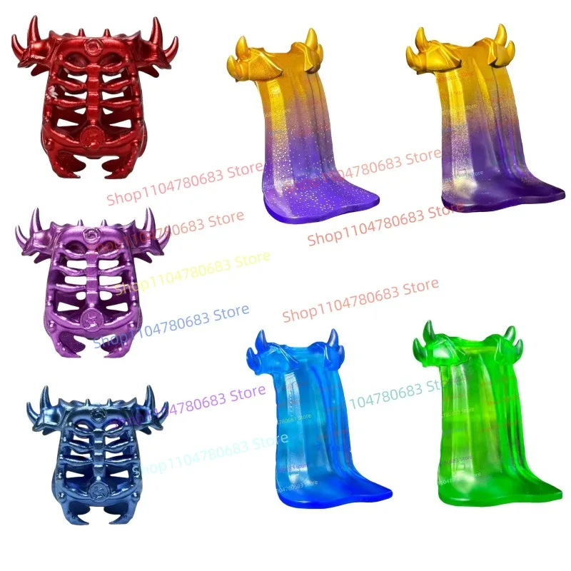 Akcesoria do klocków MOC, minifigurki, elektroplaterowane kolory, zbroja, peleryna, modna zabawka, figurka kolekcjonerska, prezent.