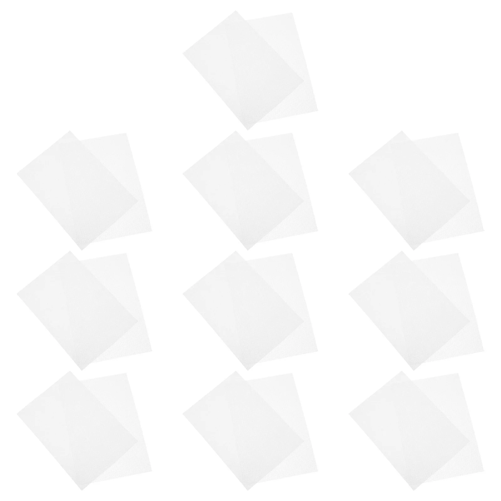 

10Sets Paper Making Screen Replacement Mesh Cloth 7x5 Inch Paper Sheet Mould Deckle Frame Dried Flowers Panel DIY Craft Tool