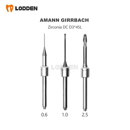 Imagen 2 del producto Amann Girrbach fresas dentales D3 para Zirconia PMMA fresadora de laboratorio Dental Material de molienda taladro herramienta de diamante de Zirconia