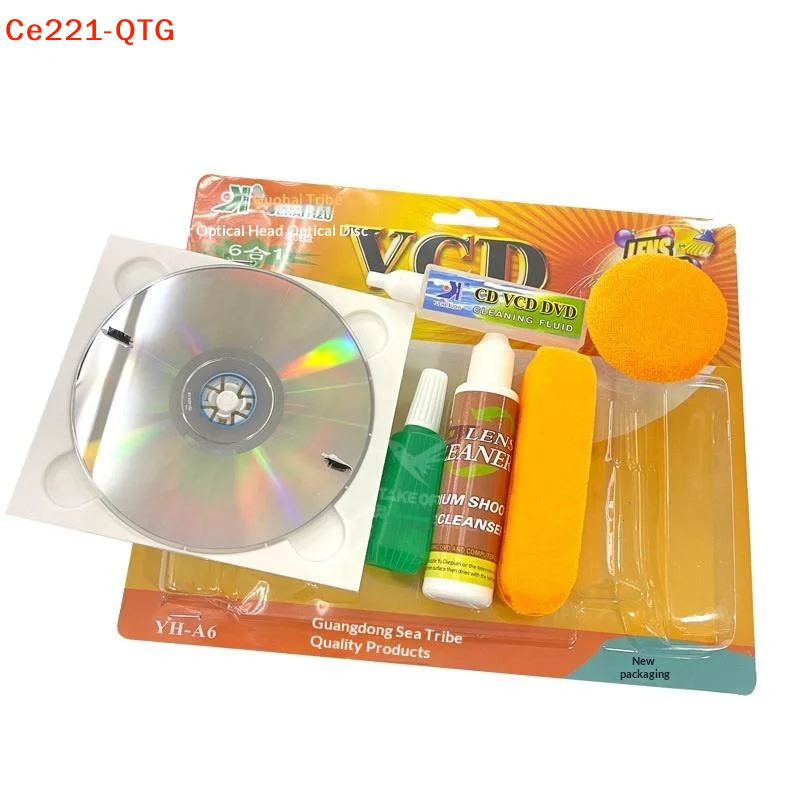Hot 1 Set Laptop Desktop Computer Wet/Dry Demagnetizer CD/DVD/VCD Player Lens Cleaner For Audio Video Player Accessories