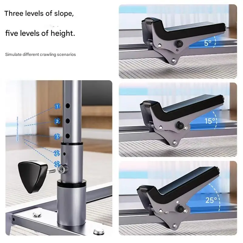 Abdominal Exerciser Crunch Workout Adjustable Exercise Weight Loss Machine Equipment Multi-function Crawler Climbing Machine
