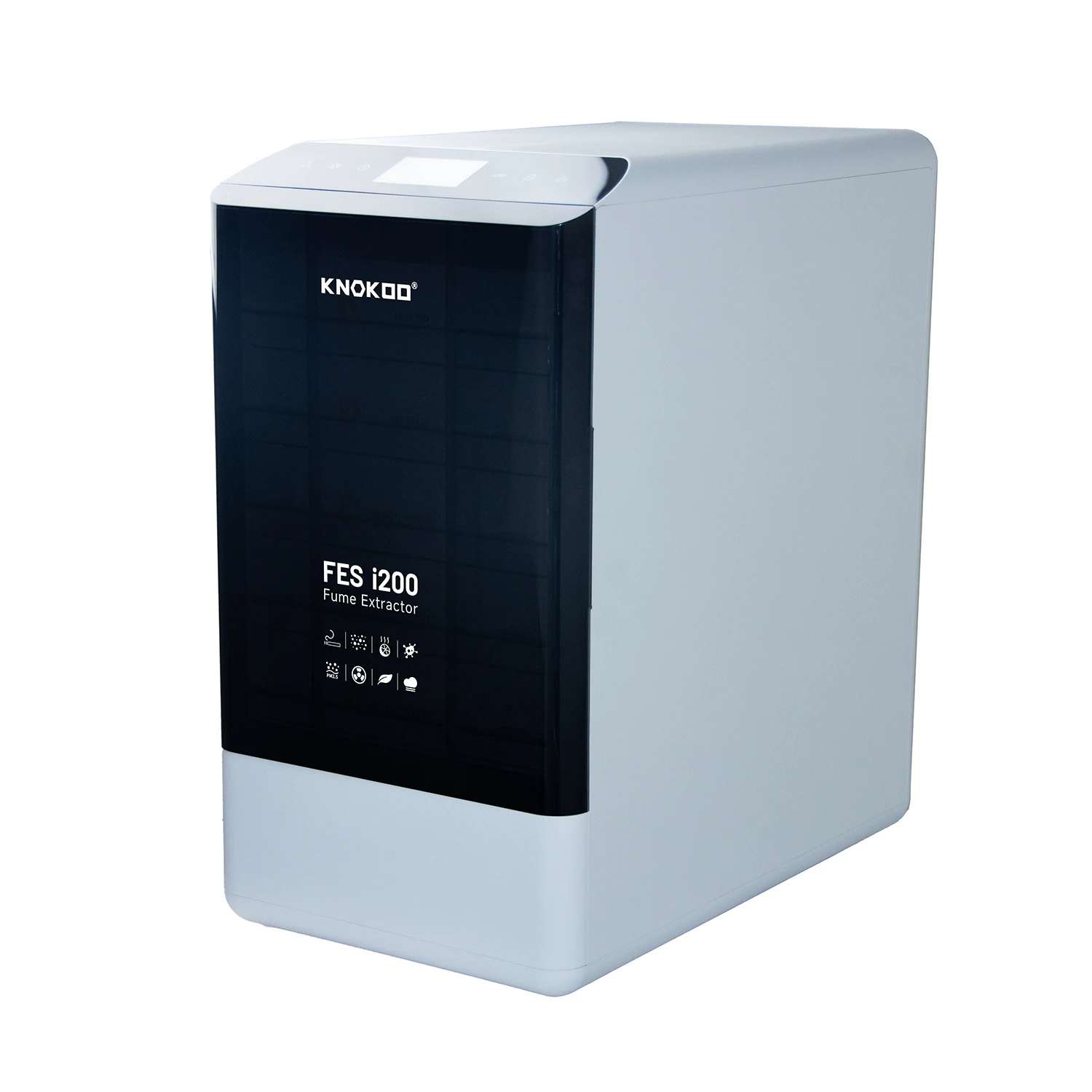 New Compact Desktop Laser Fume Extractor with HEPA Activated Carbon Filter for 10-30 W Laser Marking and Engraving