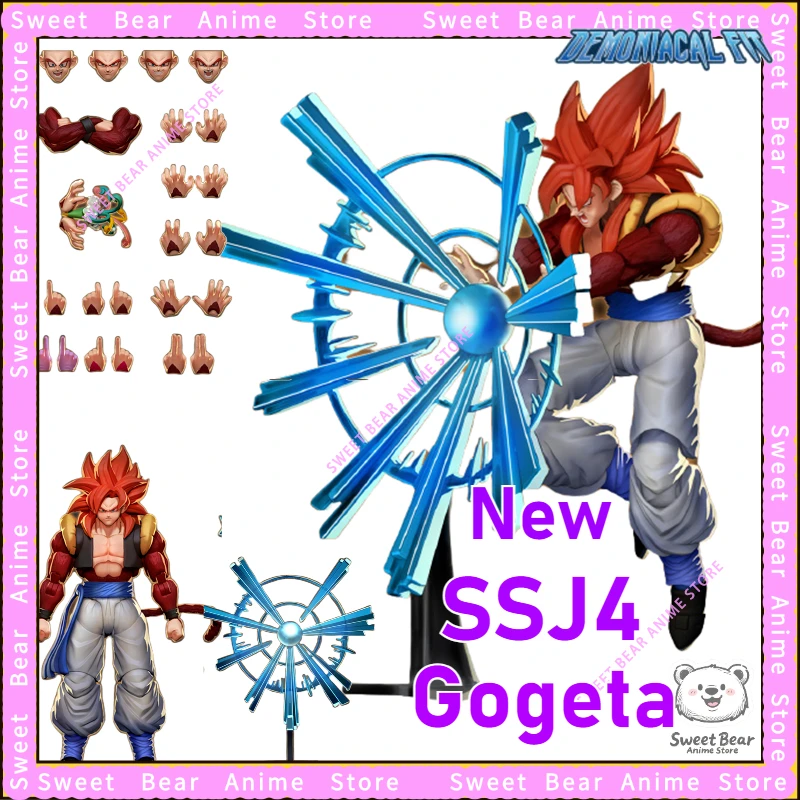 

Предпродажа [Demoniacal Fit] SSJ4 Gogeta Wild Duo SHF Super Saiyan Dragon Ball Фигурка Аниме Модель Модные игрушки Настольная кукла