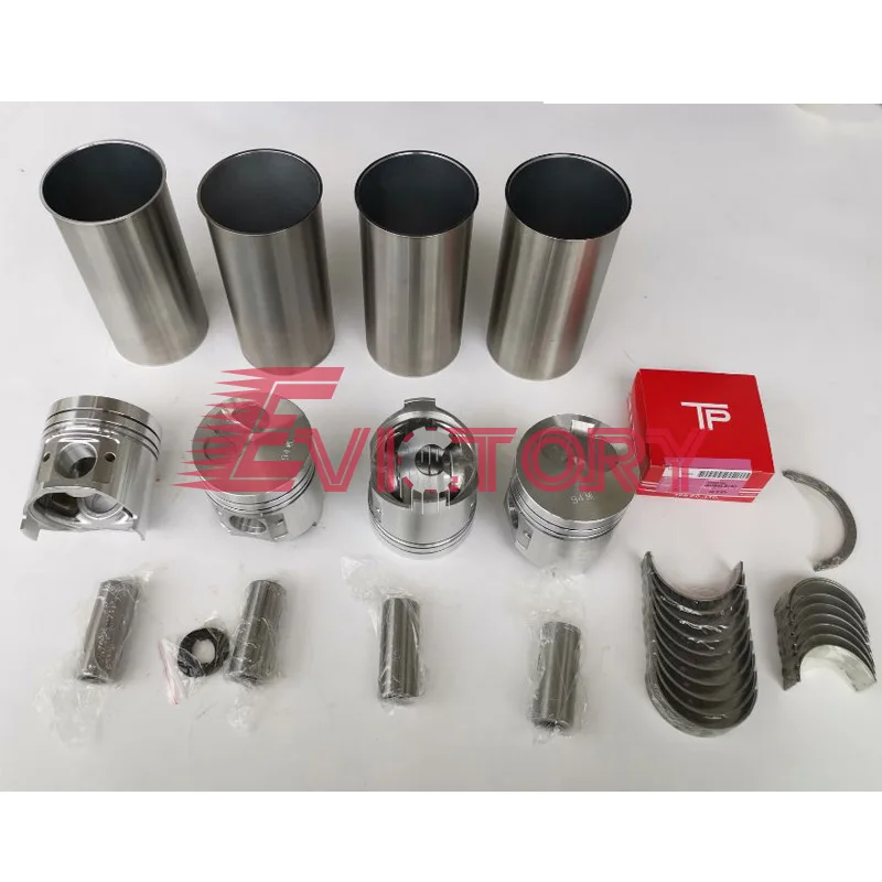 

For YANMAR excavator 4D94LE rebuild overhaul kit piston ring cylinder liner gasket bearing + connecting rod + valve guide