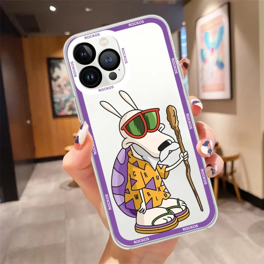 R-Rockos Modern Life Phone Case For iPhone 15 13 14 12 11 Pro Max X XR XS Max