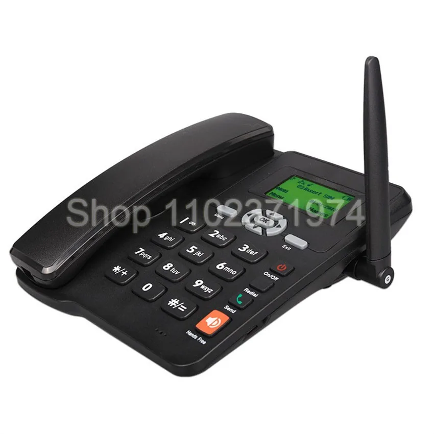 GSM Quad Band Desk Phone Wireless Dual SIM Card slot 6588 Deskphone