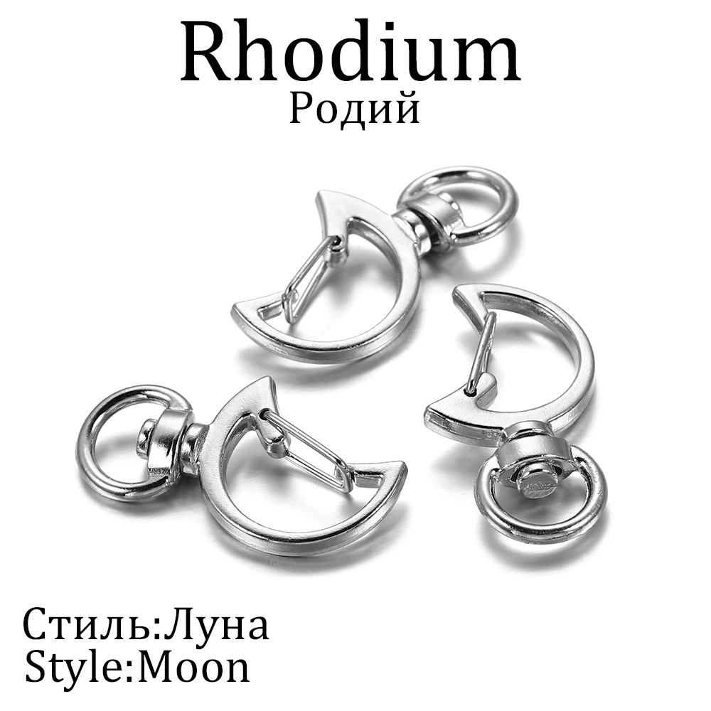 10 stks/partij Ster Maan Hart Kat Hond Shell Dolfijnen Bloemen Charms Kreeft Sluitingen Haak Voor DIY Sleutelhanger Sieraden Maken Accessoires