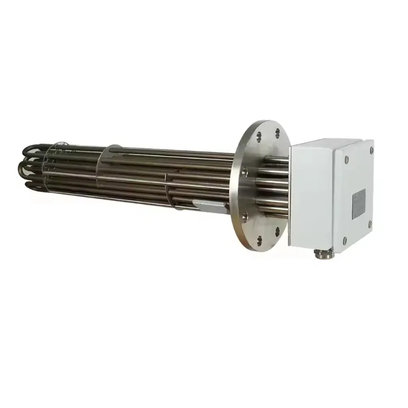 Industrial Heating Element Water Oil Flange Immersion Tank Tube Heater Equipment