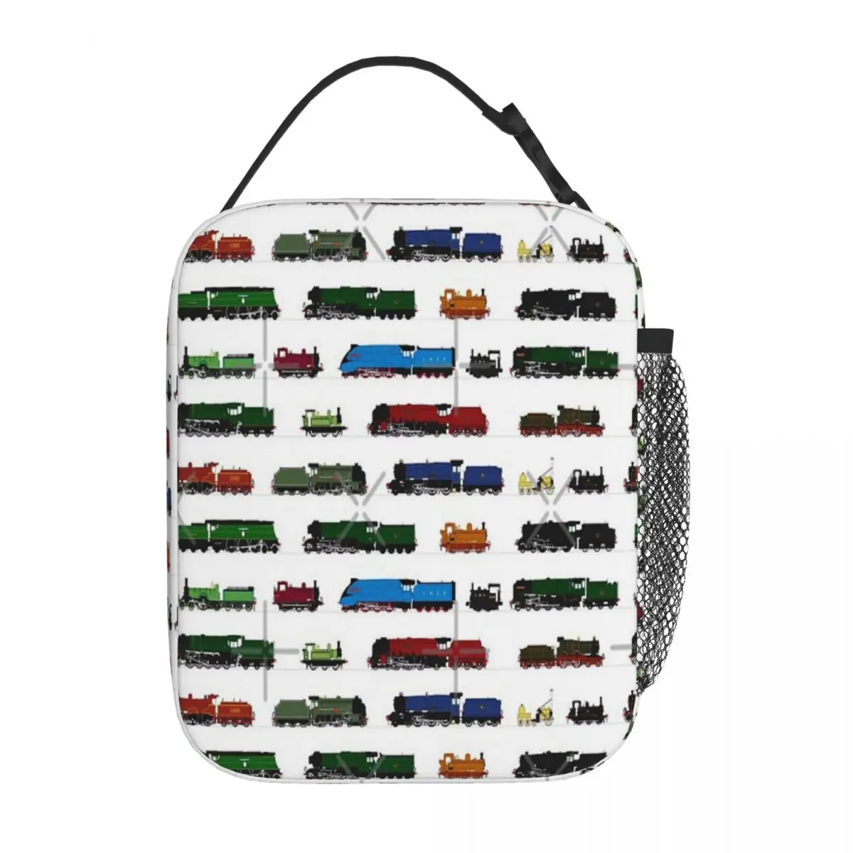 Iconic British Steam Trains Lunch Tote Lunch Bags Cute Lunch Bag Thermal Bag per il cibo