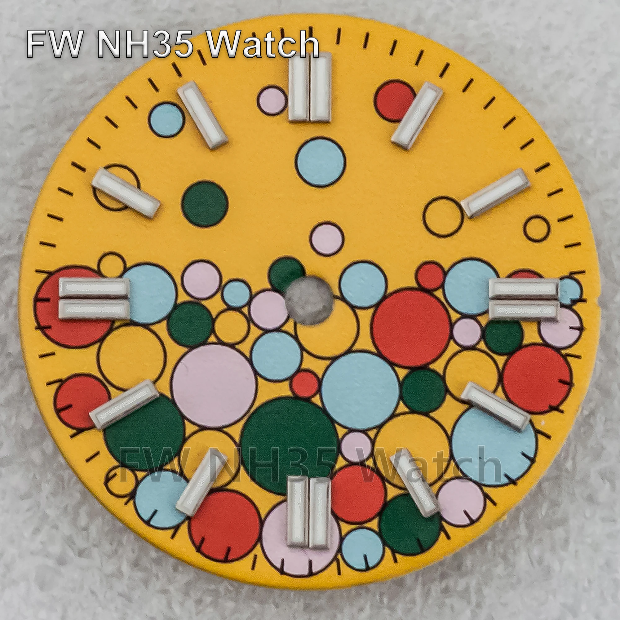 28.5mm Watch Dial Luminous NH35 Dial for Datejust 36/39mm Watch Case DIY Watch Mod Parts Replacement fit NH35 Automatic Movement