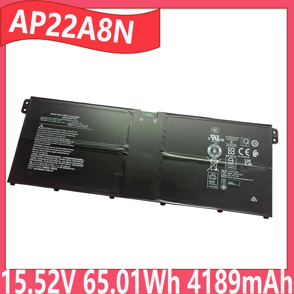 

AP22A8N AP22ABN 15.52V 65.01Wh 65wh Laptop Battery For Acer Swift Go SFG14-72 SFG14-71 SFG16-71 14 SFG14-41 Series