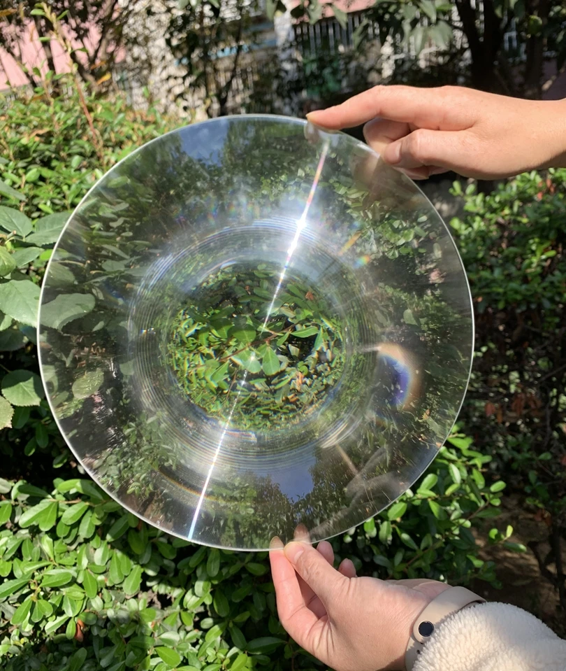 

D400mm Focal 240mm Fresnel Lens Round Condenser Threaded Lenses DIY Magnifier Projection Light Solar Collector Concentrator