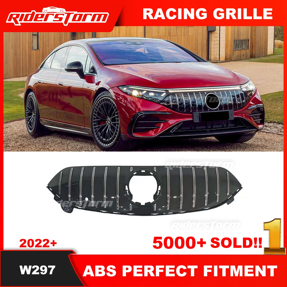 

2022+ W297 Grille For merced Eqs Class eqs450 Gt Grille Eqs Grille Front Bumper Mesh Grille W297 panamerica Grill Eqs450 Grille