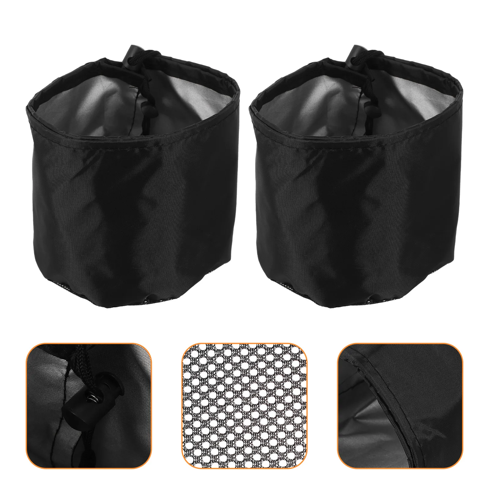 

2Pcs Grow Tent Vent Cover Oxford Cloth Duct Filter Elastic Band Exhaust Vent Fan Cover Grow Tent Accessories Air Duct Filter