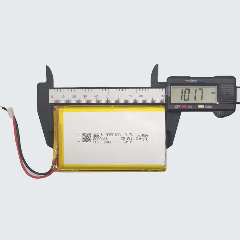 شراء المزيد سوف رخيصة 9060100 8000mah 3.7V المعدات الطبية الطاقة المتنقلة بطارية ليثيوم بوليمر يمكن إضافةها مع اللوحة والخط