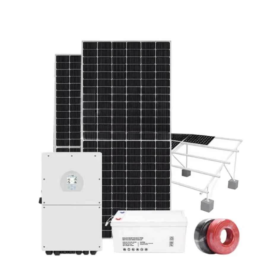 Home Hybrid Solar Energy System 6Kw 10Kw 30kw Solar Panel Off Grid System Complete