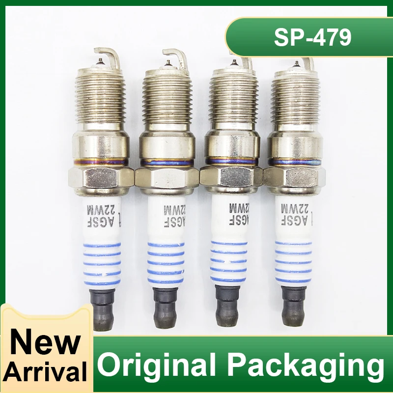 20PCS SP-479 AGSF22WM Platinum Spark Plug Candles For Ford Lincoln Mazda Excursion Peugeot Expedition Panoz SP479 AGSF 22 WM
