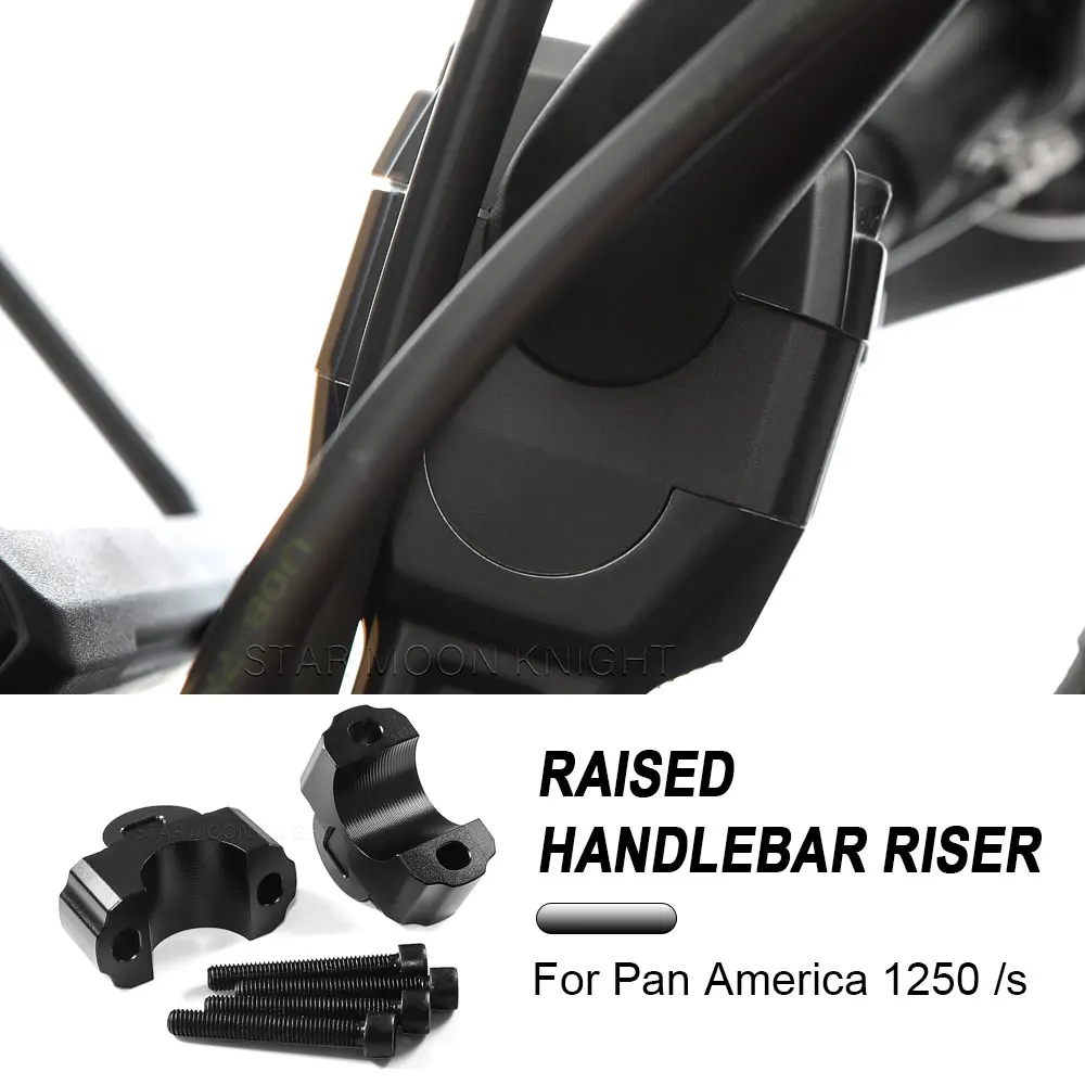 

Motorcycle For RA1250 PA1250 Pan America 1250 S Special 2021 - Accessories Handle Bar Riser Clamp Extend Handlebar Adapter Mount