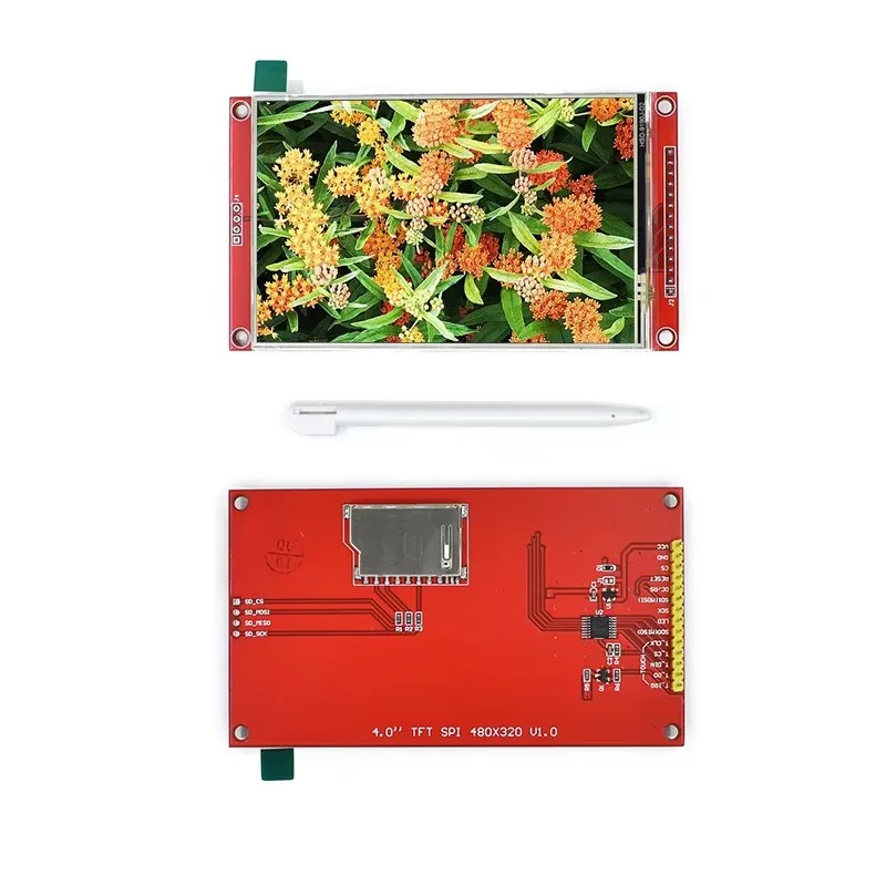 New 4.0-inch SPI serial port LCD touch screen module with 480*320 TFT display module ILI9486