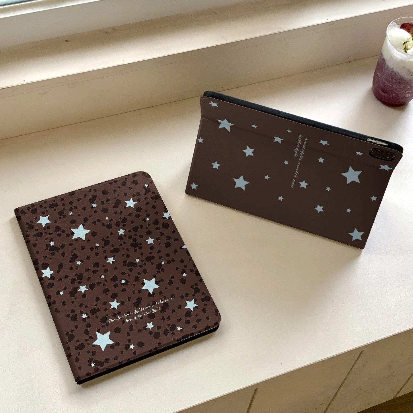 Brown Leopard Blue Star All Inclusive Shell For iPad Pro 13 11th M5 M4 12.9 A16 10 8 7 9th 10th Air 11 M2 M3 Mini Tablet Cover