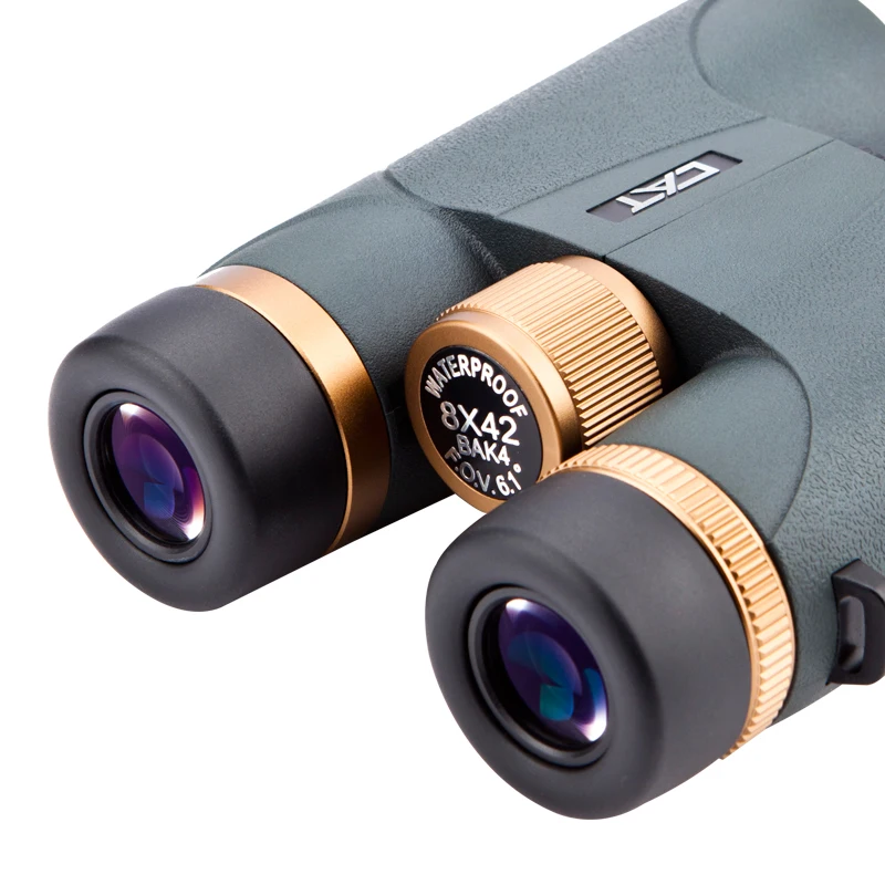 BOSMA Golden Tiger II 8x42 10x42 Бинокль FMC Высокомощный профессиональный портативный телескоп CAT высокой четкости