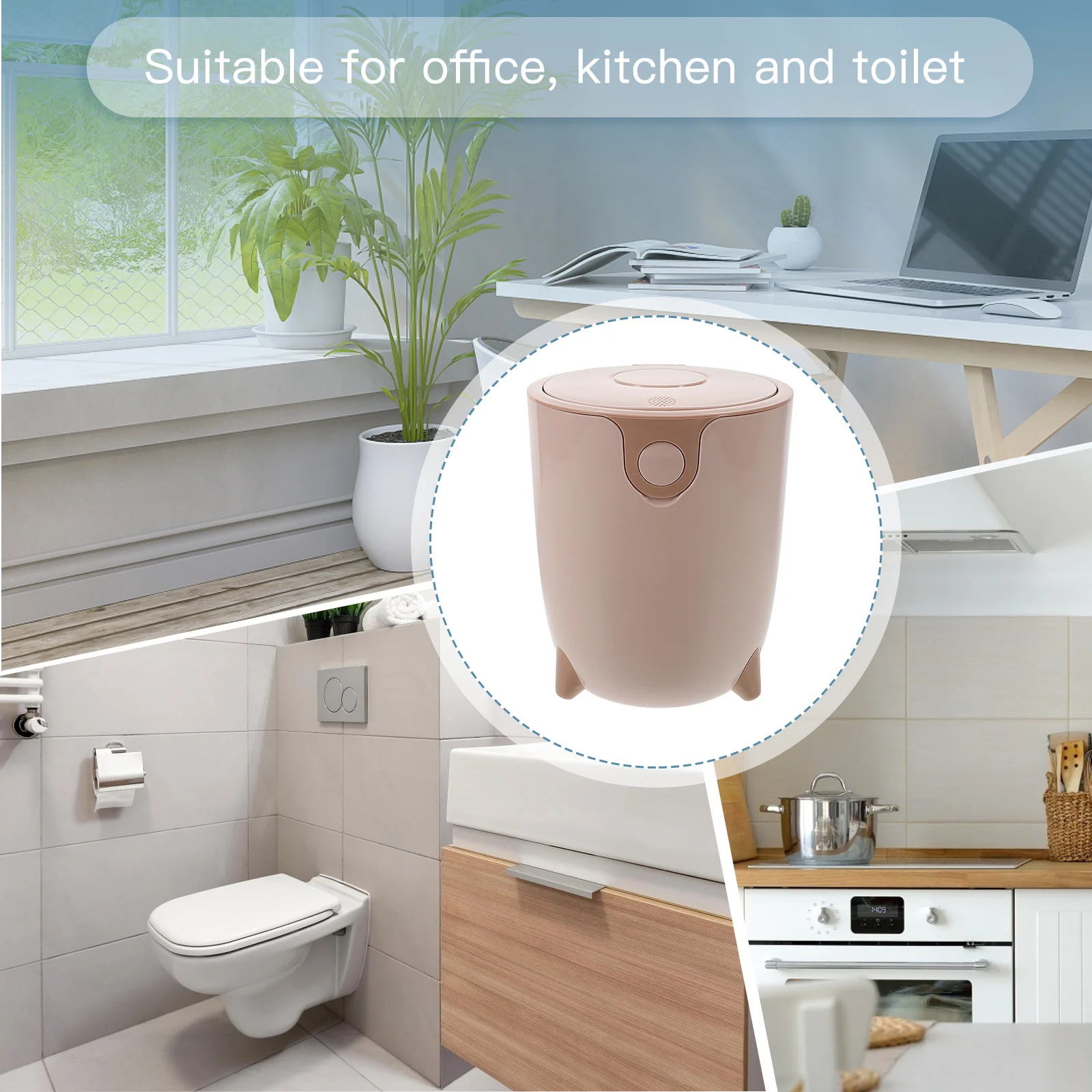 

Mini Trash Can With Lid Small Desktop Garbage Bin For Office Bedroom Kitchen Bathroom Plastic Waste Basket Indoor Trashcan