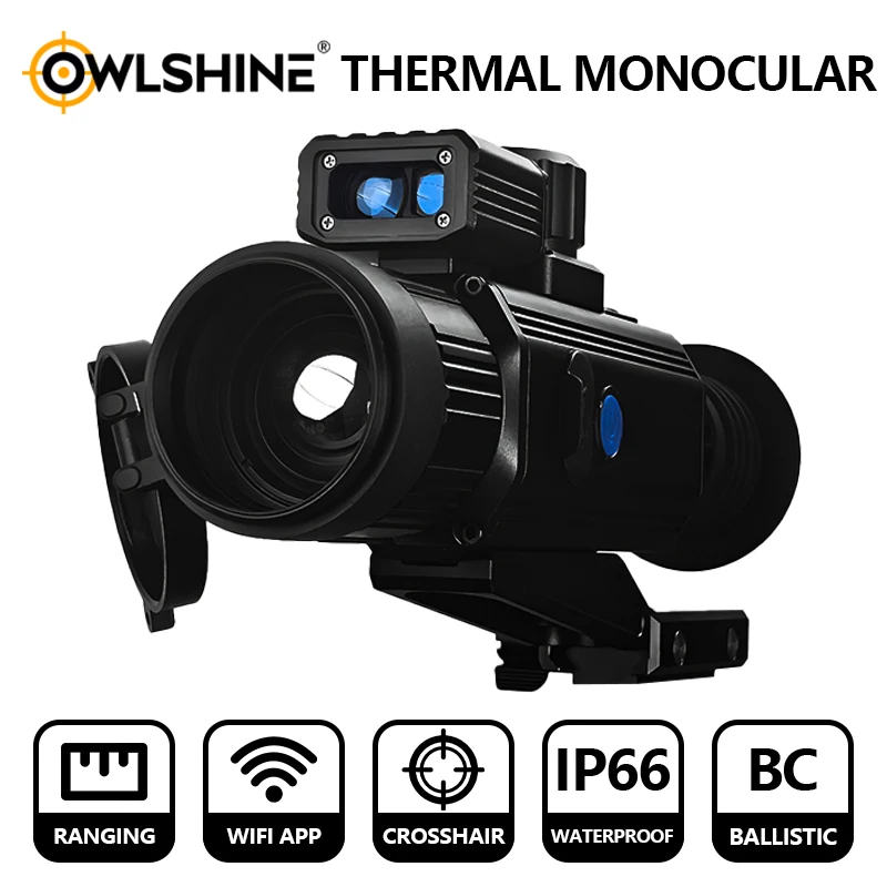 نطاق التصوير الحراري المدمج في جهاز تحديد المدى بالليزر WIFI BC كاميرا حرارية للصيد أحادية العين للبحث الهدف