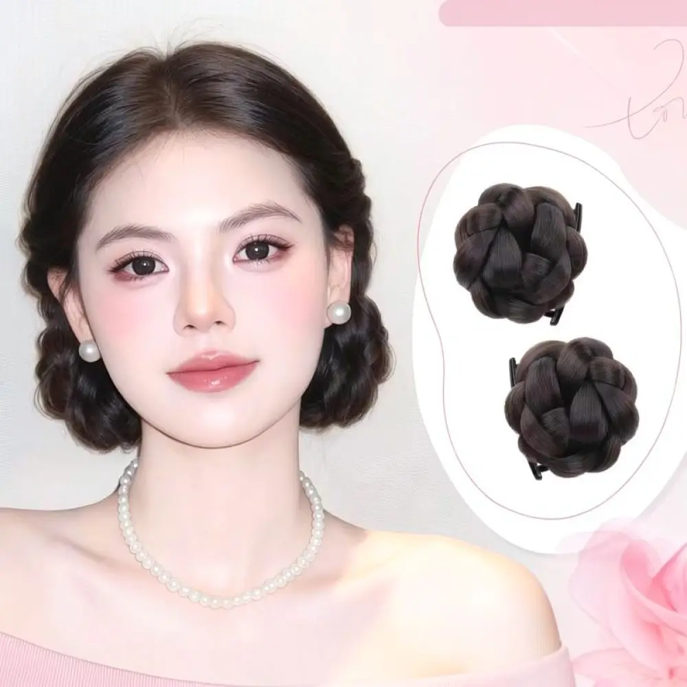 Synthetic Hair Bun Claw Extension For Thick Volume Natural Fluffy Messy Updo Heat Resistant Hair Accessory Daily