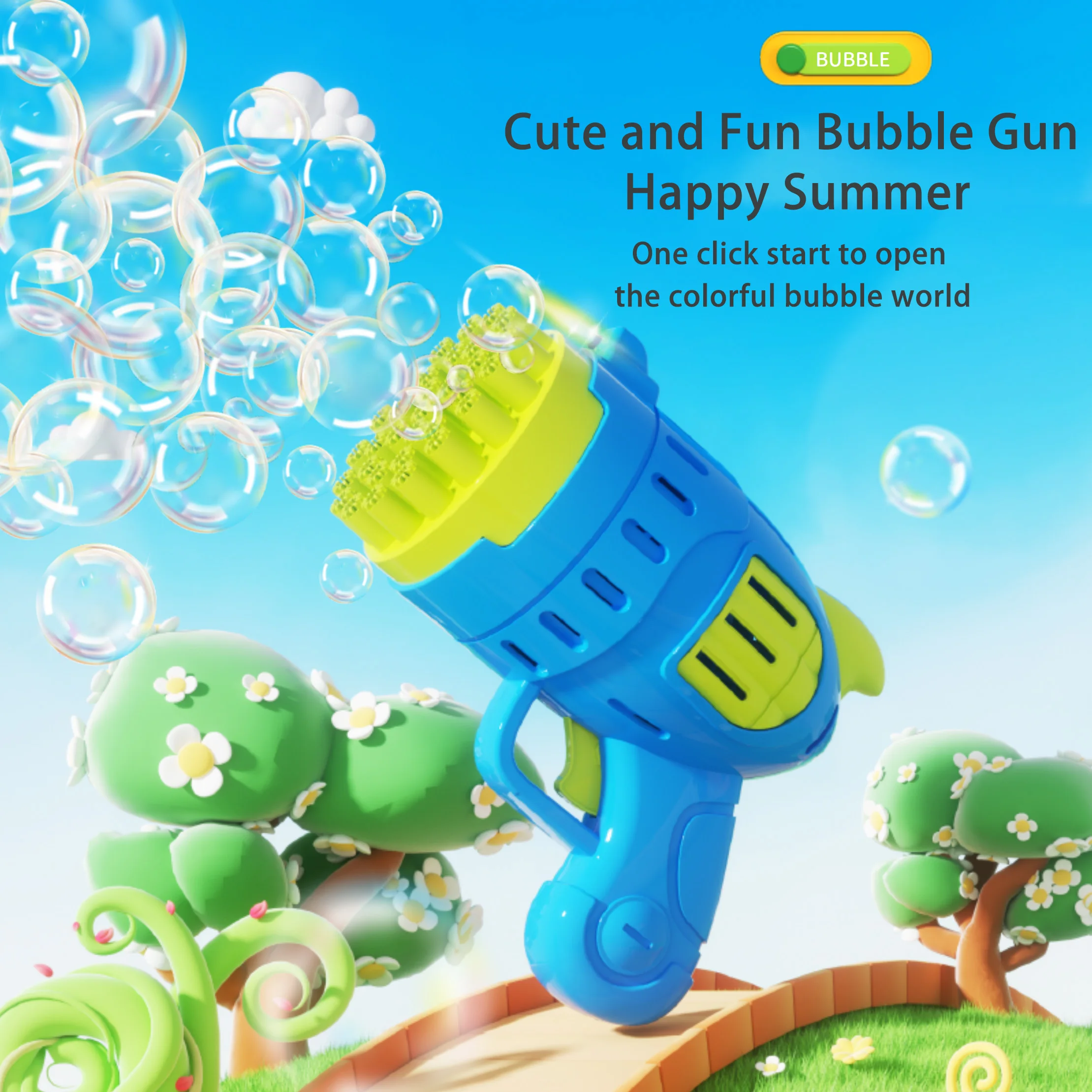 32 otwory maszyna do baniek mydlanych świecący elektryczny ręczny bańki mydlane zewnętrzny bez baterii i wody bąbelkowej