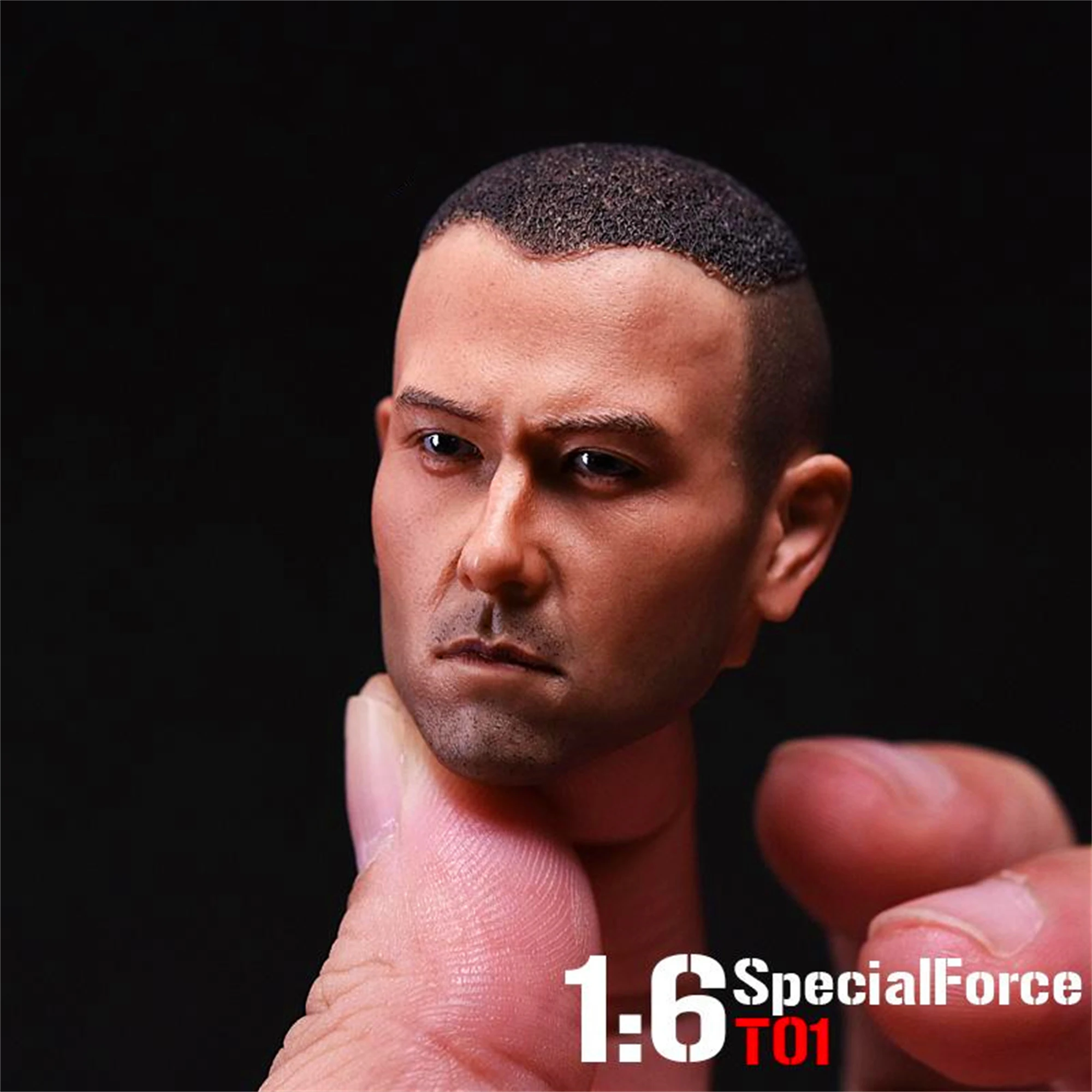 1/6 Scale Special Force Soldier Eddie Peng Yuyan Head Sculpt Fit for 12'' Modern Military Action Figure