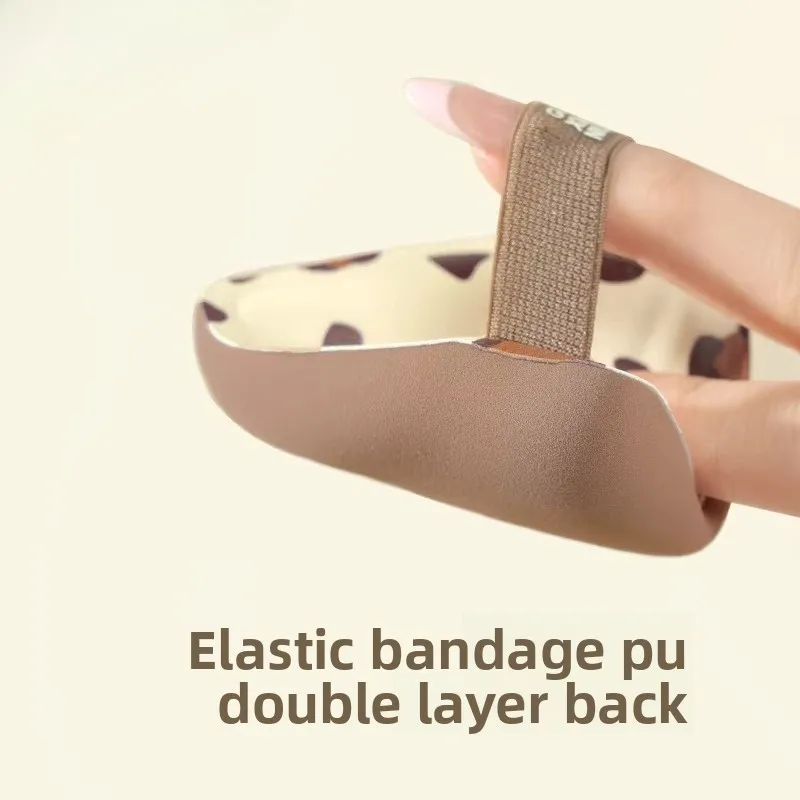 GUOXIAONIU Brown Leopard Print Puffs Foundation Sponge Dry Wet Face Beauty Makeup Cosmetic Puff Soft Air Cushion Concealer Tool