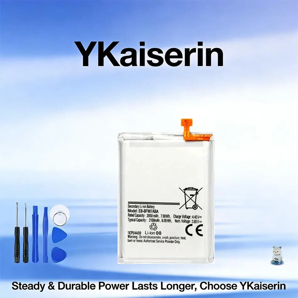 

2100mAh For Samsung Galaxy Z Fold 1 5G F9000 F907N W2020 Long Lasting Mobile Phone Battery Safe EB-BF907ABA