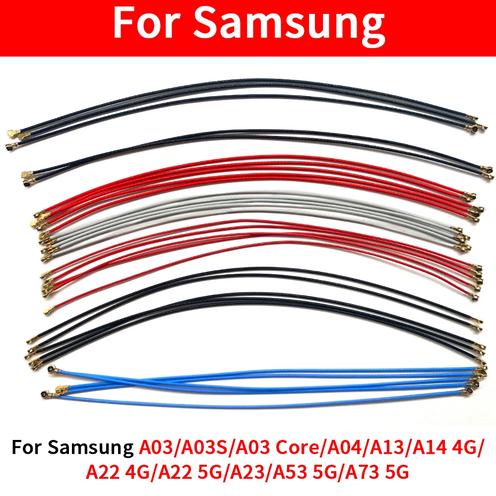 30Pcs，NEW Inner Signal Wi-Fi Antenna Wire Connector Ribbon Cable For Samsung A03 Core A03S A04 A13 A14 A22 4G A22 A23 A53 A73 5G