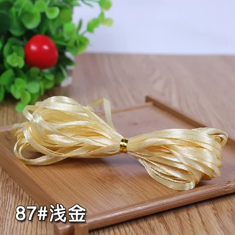 New 1/8'' 3mm Multi Colors Satin Ribbons Wedding party gift pack ribbon Christmas Decoration Accessories ribbon (10 meter/lot)