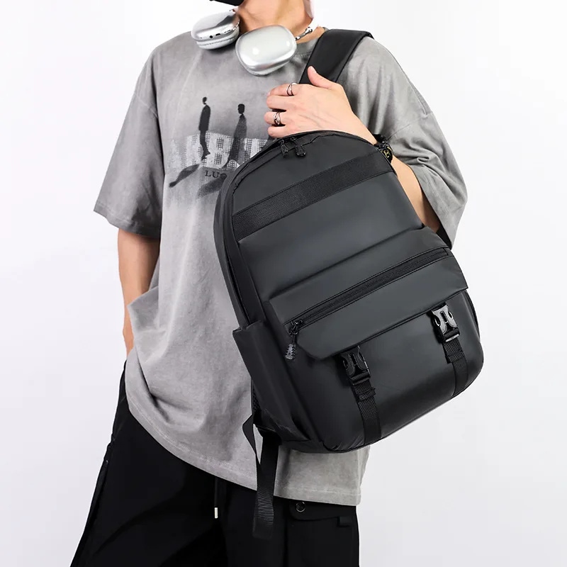 Large capacity simple student schoolbag lightweight outdoor leisure travel backpack commuter backpack