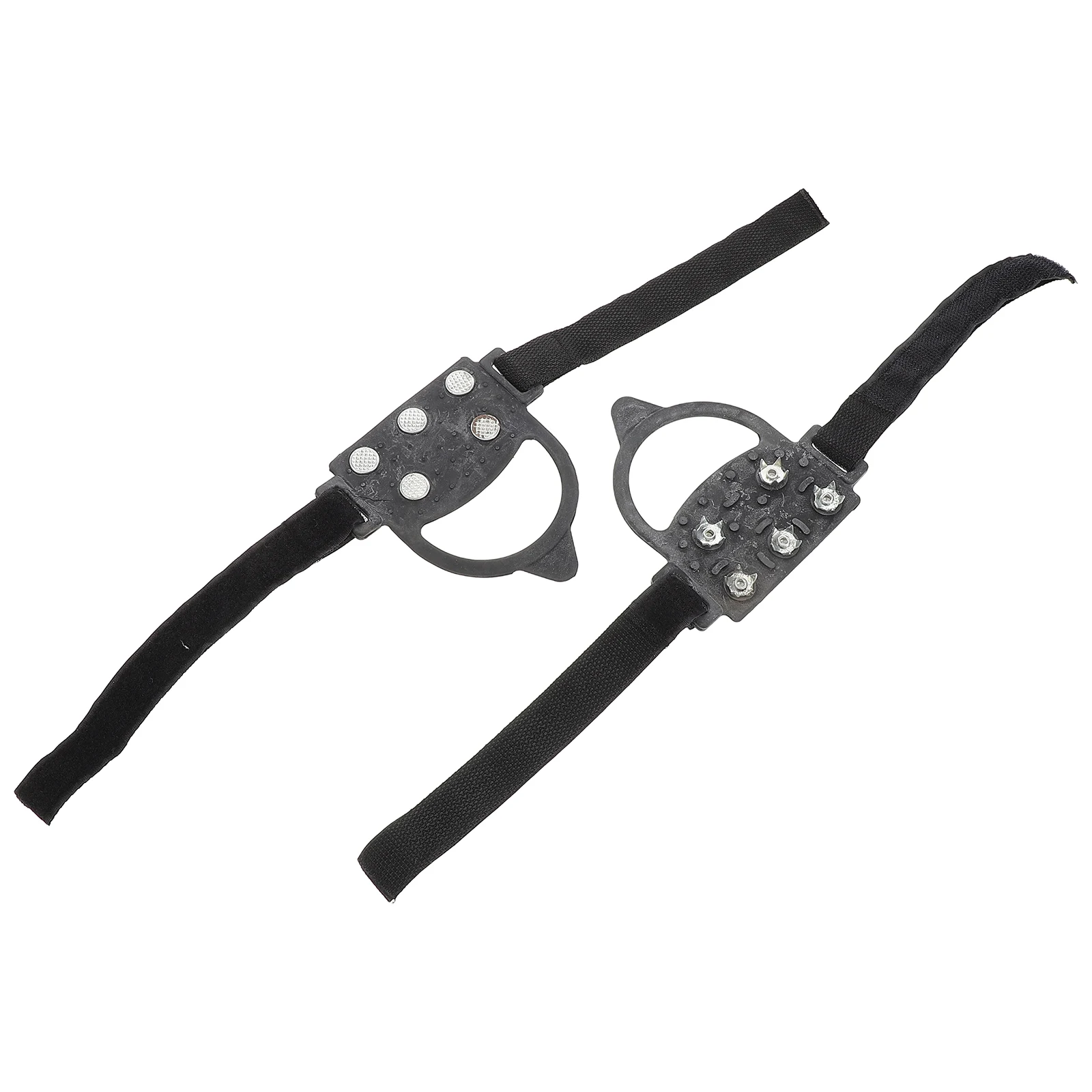 

Outdoor Crampons Anti-slip Ice Shoes Grippers 5 Teeth Mountaineering Shoe Lightweight Portable Winter Camping Hiking
