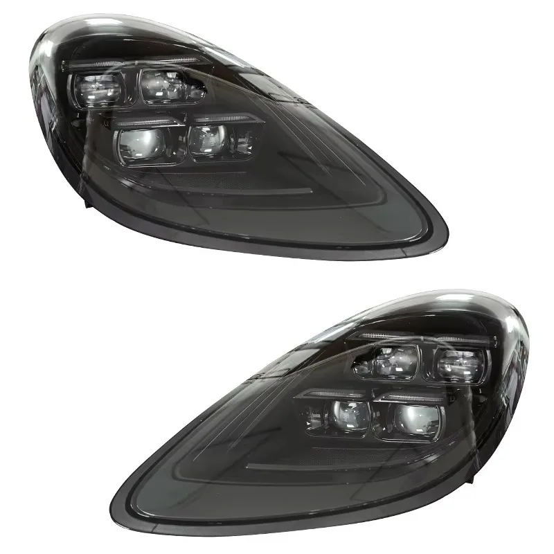 Matrix Style LED Headlights, 4-Lens High Bright Design, Waterproof Plug and Play Front Lamp 2012-2015