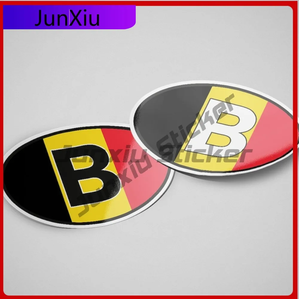 

Belgium B Sticker Creative Toilet Seat Car Funny SUVs Motorcycle Helmet Waterproof Scratch Resistant Auto Accessories Vehicle
