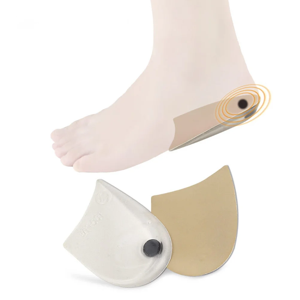 

2 Pairs Transparent Heel Correction Insoles O/X Leg Orthotic Invisible Shoe Pads Durable Sneakers Boots Practical