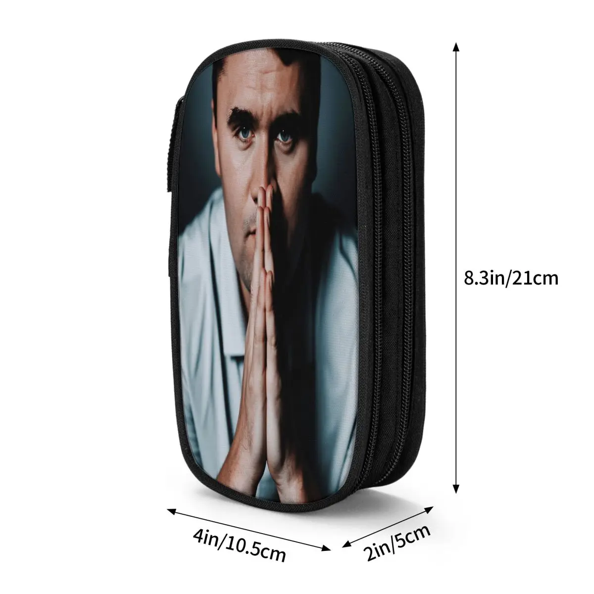 C-Charlie K-kirk Pencil Case Students Kawaii Pencil Bag Graphic Back To School Pencil Cases Stationery Organizer Gift Idea