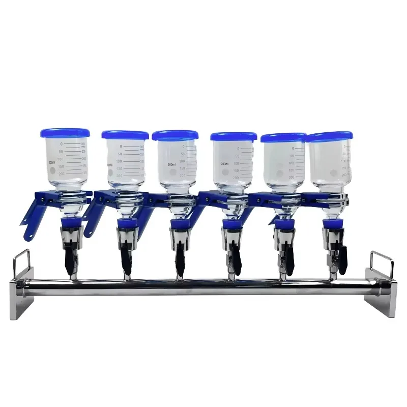 Stainless Steel Liquid Bacteria Collector Solvent Water Quality Pseudomonas Aeruginosa Detector Multi-Connected Film Filter