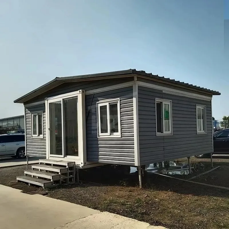 Modern Modular Home Outdoor Villa 3 Bedrooms Container House Type with Solar Power Fully Furnished 40ft