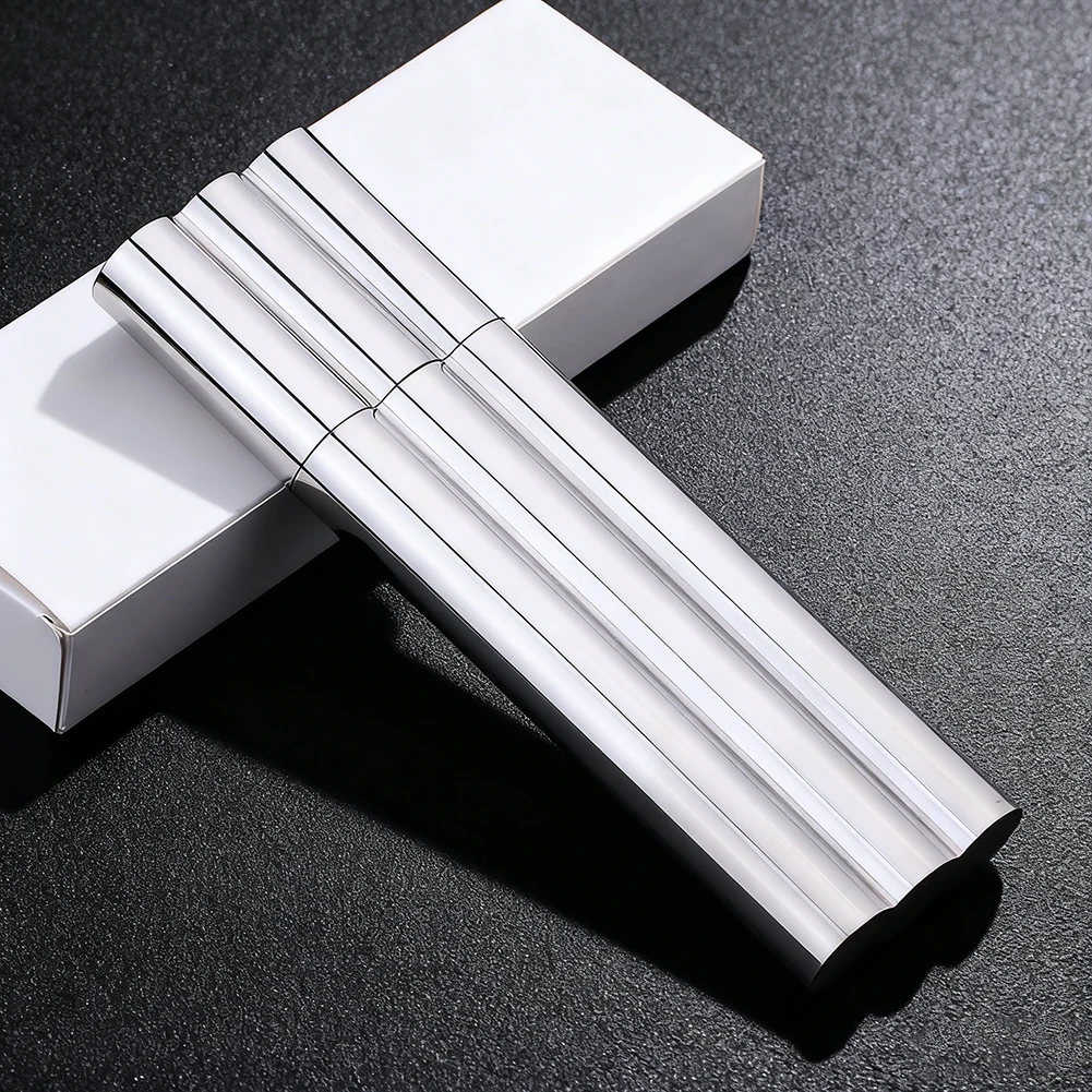 

Stainless Steel Cigar Case Three Tube Travel Portable Moisturizing Humidor Holder Storage Container Cigar Lover Accessories Gift