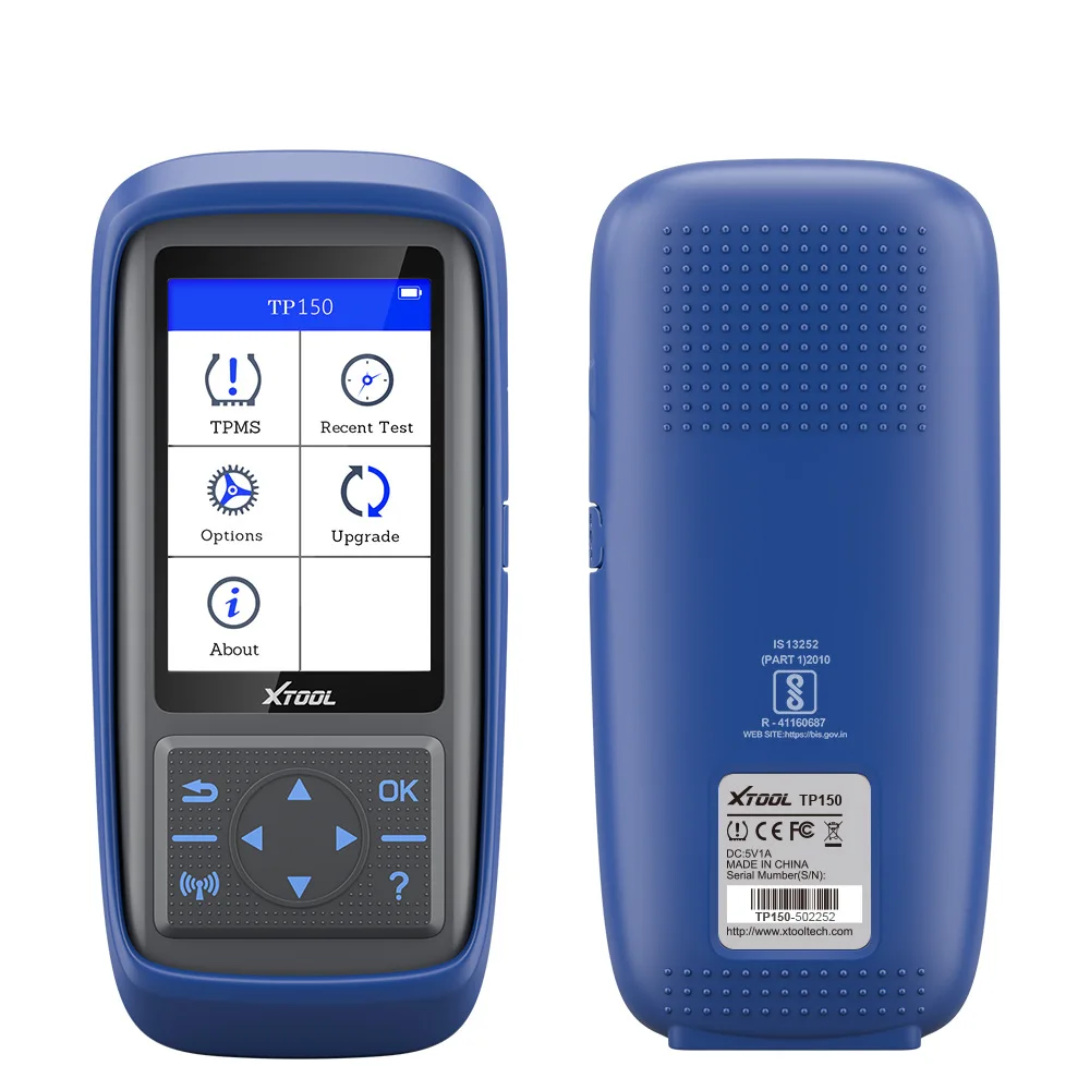 

Suitable for XTOOL TP150 Tire Pressure Sensor Programming Complete TPMS Function Diagnostic Tool