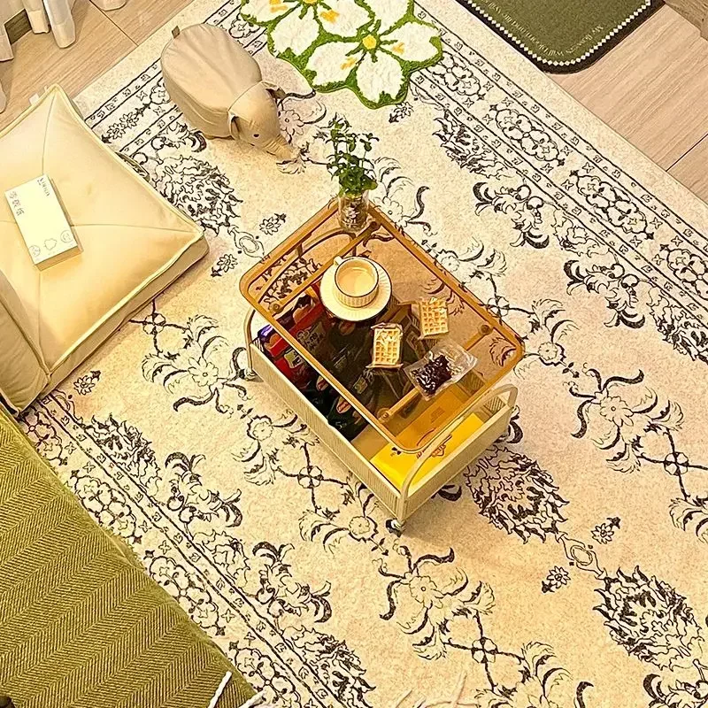 Sofa Coffee Table, Living Room, Bedside, Trolley, Mobile, Creative, Shelf, Small Table, Storage, Side Table view 4