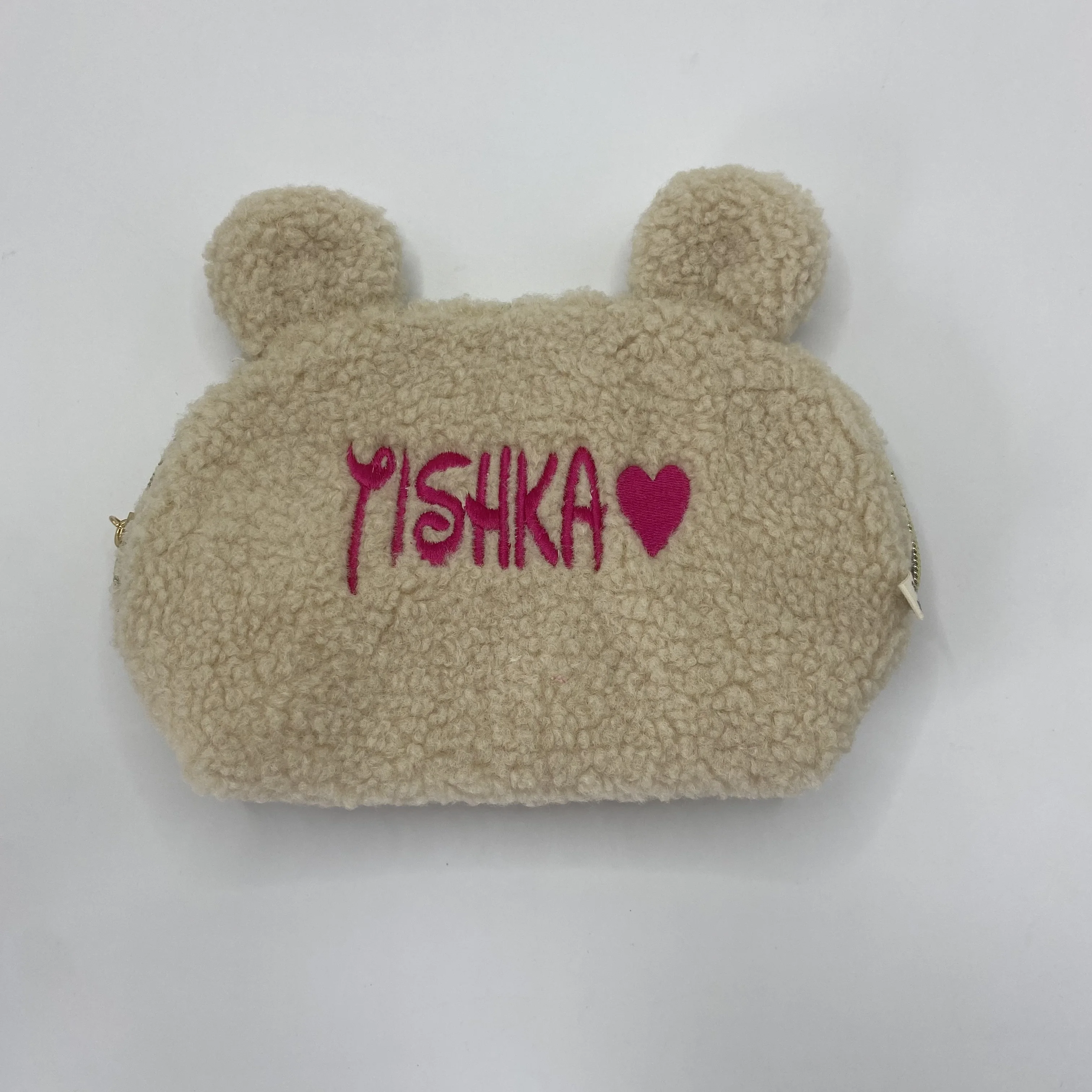 

Personalized Customized Rabbit Ear Makeup Bag, Woolen Handbag, Gift For Friends, Wedding Gift, Hand Gift, Small Bag